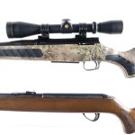 Stevens T/C .22 7mm 2 Pcs Bolt Action Rifles