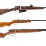 Estate Rifles Lot 3 Pcs .22 / 6.5x52mm Carcano