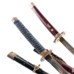 Japanese Sword / Scabbard Lot 2 Pcs Swords