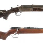 Estate .22/.410 Caliber Rifle/Combo Gun Lot 2Pcs