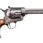 Engraved Colt New Frontier SAA .45 LC Revolver
