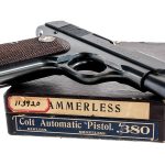 Stunning Colt M1908 Hammerless Pistol .380 1933