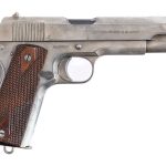 Cadmium Plated Colt 1911 USMC .45 Semi Auto Pistol