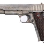 Cadmium Plated Colt 1911 USMC .45 Semi Auto Pistol
