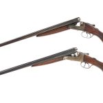 Ithaca Hammerless SxS Shotgun Lot 2Pcs