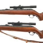 Two Mossberg 346BA .22 Cal Bolt Action Rifles
