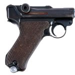German WWII Mauser 42 Code P08 Luger 9mm Pistol