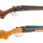 Crescent/Stevens 12Ga SxS Shotgun Lot 2Pcs