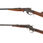 Stevens .25/.32 Lot 2 Pcs Single Shot Rifle
