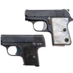 Estate Pistol Lot 2 Pcs Pistols