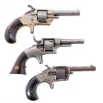 Estate Revolvers Lot 3 Pcs .22 Short Revolvers
