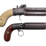 Estate Antique Pistol Lot 2Pcs Pistols