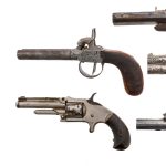 Antique Pistol 4 Pcs Lot Pistols