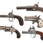 Antique Pistol 4 Pcs Lot Pistols