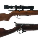 Estate Rifle Lot 2Pcs Bolt Action Rifles