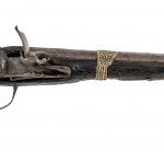 Greek or Ottoman Tin Alloy Gilt Flintlock Pistol