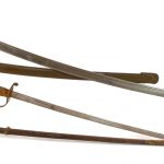 WWII Estate Sword Lot 2 Pcs Swords