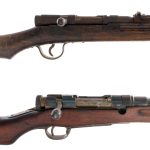 Arisaka Lot 2 Pcs Bolt Action Rifle
