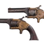 Conn Arms Co .28 Cup Fire Lot 2 Pcs Revolver