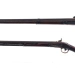 Estate Long Gun Lot 2 Pcs Musket Rifle