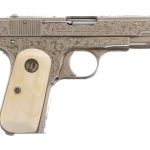 John Adams Sr. Engraved Colt 1903/08 .380 Pistol
