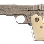 John Adams Sr. Engraved Colt 1903/08 .380 Pistol
