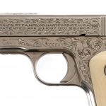 John Adams Sr. Engraved Colt 1903/08 .380 Pistol