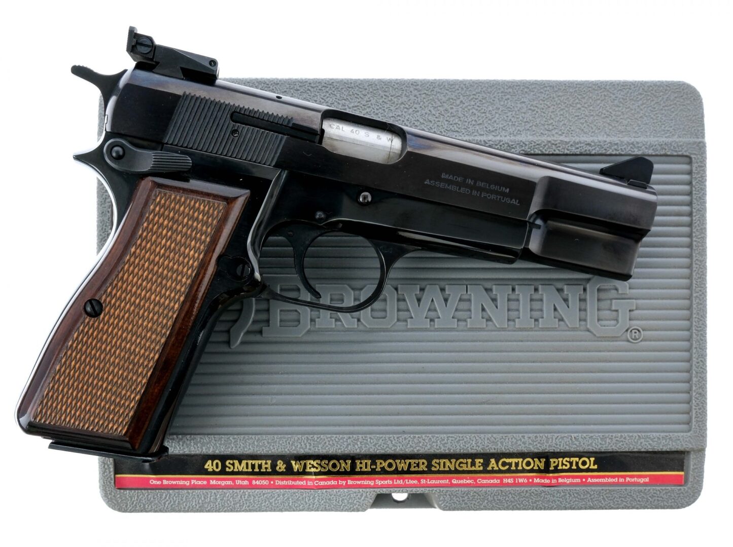 Browning Hi Power .40 S&W Semi Auto Pistol - CT Firearms Auction