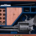 Cased and Engraved Adams DA CF Revolver .450 Adams
