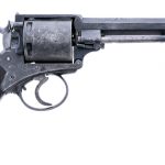 Cased and Engraved Adams DA CF Revolver .450 Adams