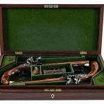 Cased Wogdon & Barton Flintlock Dueling Set .54