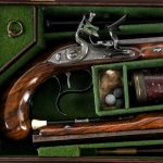 Cased Wogdon & Barton Flintlock Dueling Set .54