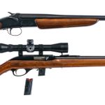 Marlin / Stevens 20Ga .22 LR 2Pcs Lot Rifle