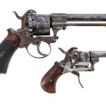 Belgian Pinfire 2Pcs Lot Revolver