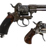 Belgian Pinfire 2Pcs Lot Revolver