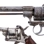 Belgian Pinfire 2Pcs Lot Revolver