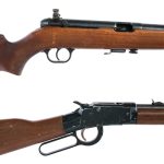 Estate Rifles .22 2Pcs Lot Rifle