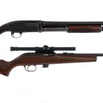 Estate Rifles/Shotgun .22LR 12Ga 2Pcs Lot Rifle