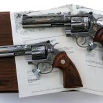 Engraved Colt Employee Python & Anaconda Revolvers