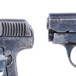 Estate Spanish Pistols .25 ACP Lot 2Pcs Pistol