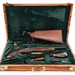 Cased Pedersoli Howdah Hunter 20Ga BP Pistol
