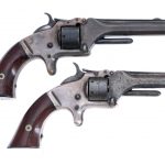 S&W #1 2nd Issue .22 RF Short 2 Pcs Lot Revolver