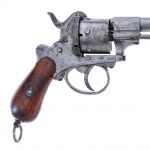 E. Lefaucheux 9mm Pinfire DA Revolver