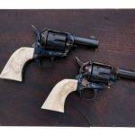 A. Uberti 47% Scale Miniature’s 2 Pcs Set Revolver