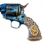 Engraved A. Uberti 47% Miniature Revolver