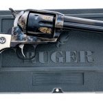 Ruger Vaquero .45 Colt SA Gold Inlaid Revolver